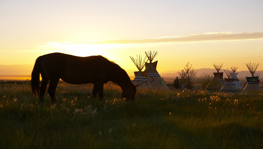 Michael Partenio Mustang Monument Sunset 20131
